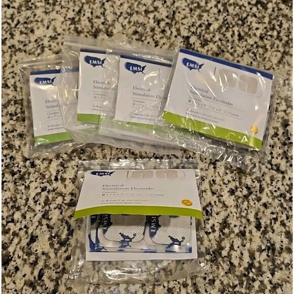 5 Packs - 16 each Pk- EMSI Electrical Stimulation Electrides 1.7 x 1.7 Inch - Picture 1 of 3